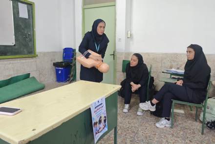هر دانش‌آموز یک امدادگر